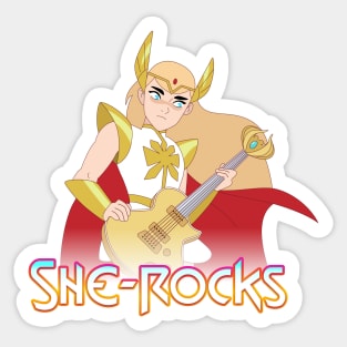 She-Rocks Sticker